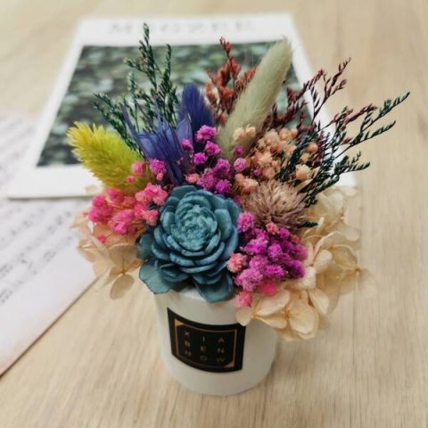 【台中場】手作課程—工業風擴香乾燥花盆