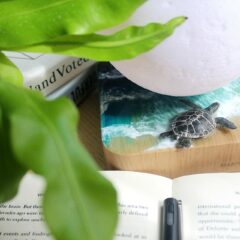 環氧樹脂漂浮月球燈